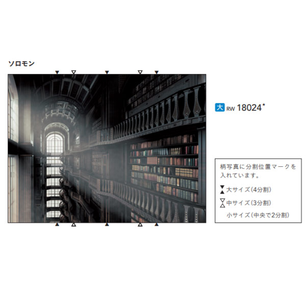 シンコール 写実的ウォール ソロモン RW18024 大大きさ タテ2700mm×ヨコ3600粍