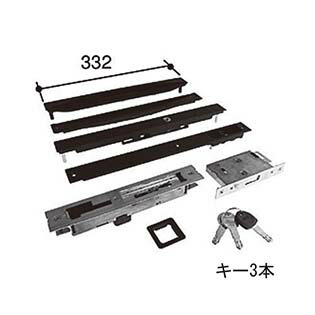 三協軽銀 引っ張ることくい違い戸錠 PKH9123-AB
