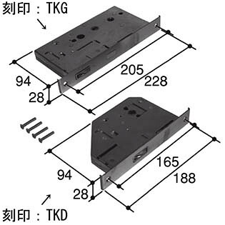 三協アルミ 本締り錠 WB6352-00