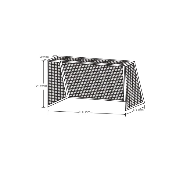 大放出セール】 カネヤ ハンドボールゴールネット 四角目 K-1408 幅
