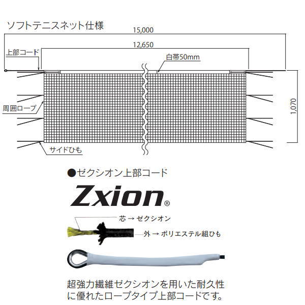 楽天カード分割 楽天市場 カネヤ ソフトテニスネット ロープタイプ 上部コード使用 K 3140 幅1 07m 長12 65m イーヅカ 日本最大級 Docs Fbssistemas Com Br