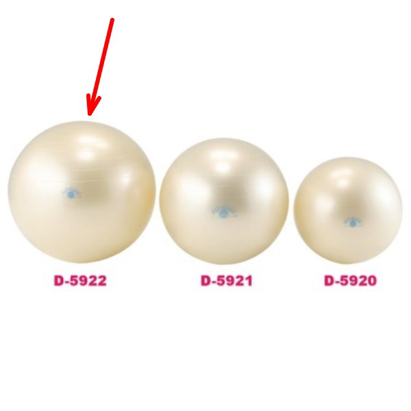 ダンノ フィットボール75 Φ75cm パールホワイト D-5922