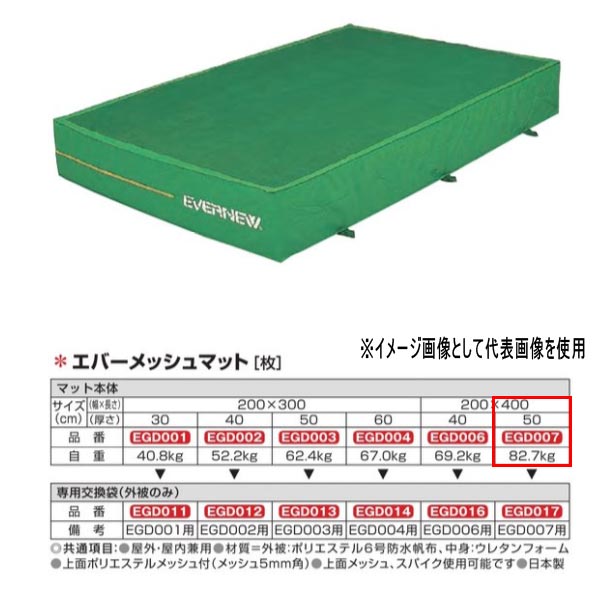 エバニュー エバーメッシュマット EGD007 200×400cm 50cm厚