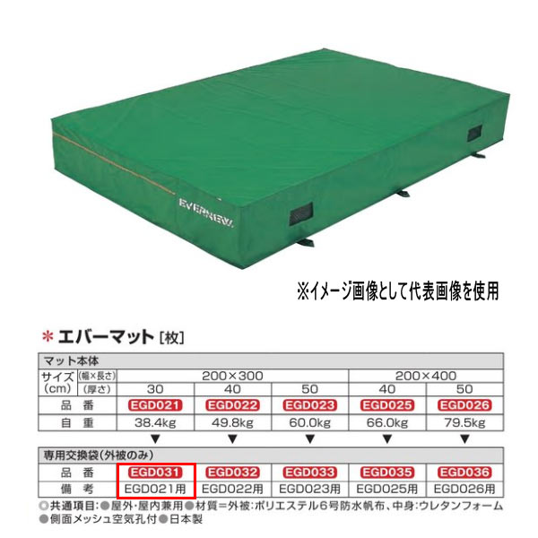 エバニュー エバーマット EGD021用専用取り替えっこ袋（外被剞けつ） EGD031