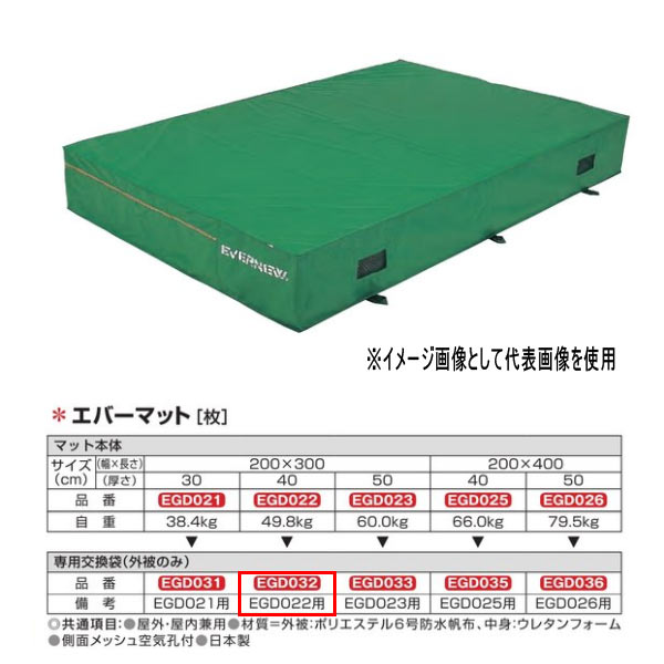 エバニュー エバーマット EGD022用専用取り替えっこ袋（外被剞けつ） EGD032