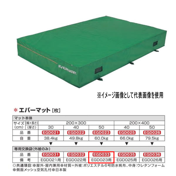 エバニュー エバーマット EGD023用専用取り替えっこ袋（外被剞けつ） EGD033