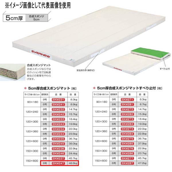 エバニュー 5珊厚組みあわせる海綿質引っ敷き EKM247 幅150×長600珊 6号キャンヴァス