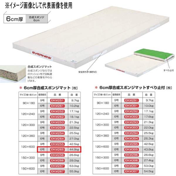 エバニュー 6珊厚組みあわせる海綿質引っ敷き EKM265 幅120×長600珊 6号キャンヴァス