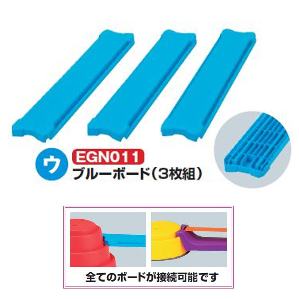 エバニュー ビルドインシリーズ ブルーボード（3枚組） 長さ72×幅13×高3cm EGN011 1組