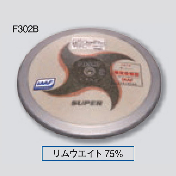 ニシ運動競技 レコード盤 1.500kg U18お坊っちゃん用 F302B 百貨店 (径)201.5粍