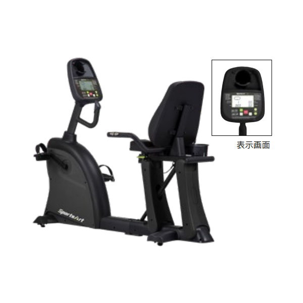 ニシ運動競技 リカベントバイク C55R NT3384A （W)660×（L）1680×（H）1300粍