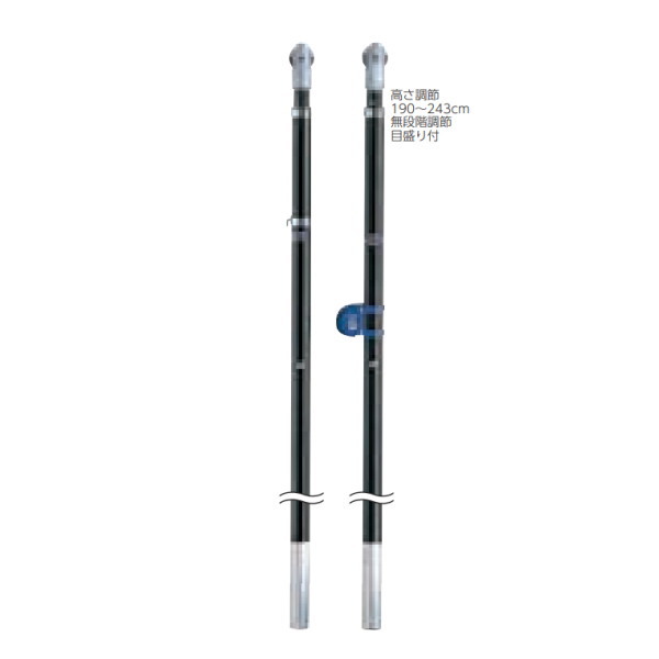 トーエイライト バレー支柱カーボン B-2938B 床下27cm