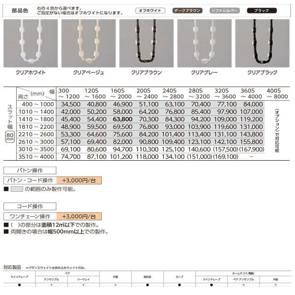 タチカワ タテ型ブラインド インダストリアル デルセ ラインドレープ