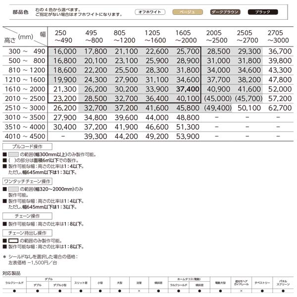 サイズ交換対象外 タチカワブラインド タチカワ ロールスクリーン 和