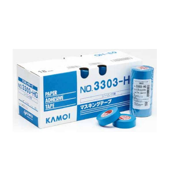 楽天市場】カモイ 躯体用マスキングテープ NO.3303NEO 21mm巾×18m長 60