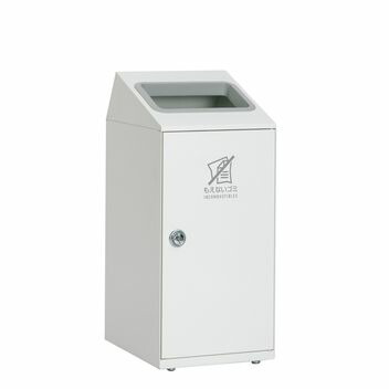 テラモト ニートSLF 象牙色 角穴 もえないゴミ用 DS-166-412-7