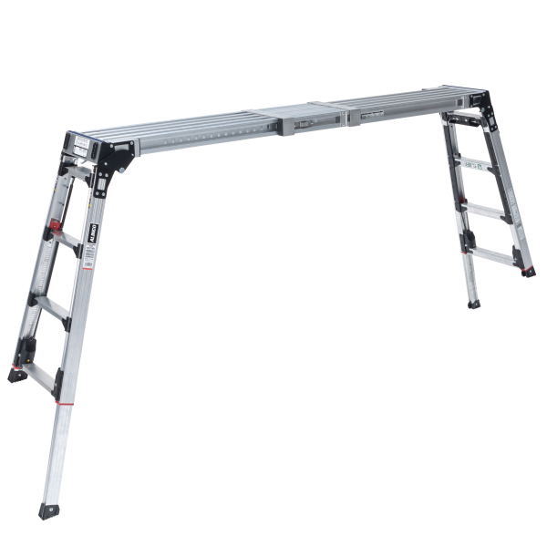 楽天市場】ALINCO (アルインコ) 伸縮天板・伸縮脚付足場台 上部操作式