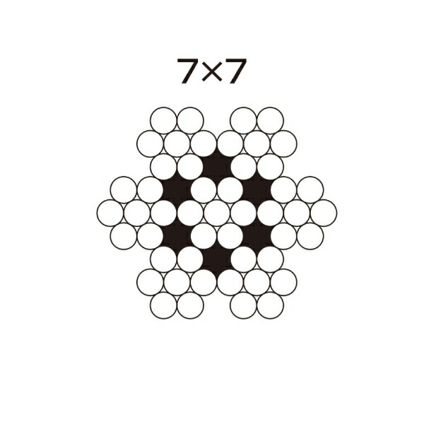 半額SALE/ 水本機械 ワイヤーロープ 7×7 SUS304 W7-3 200m students.unis.ac.id