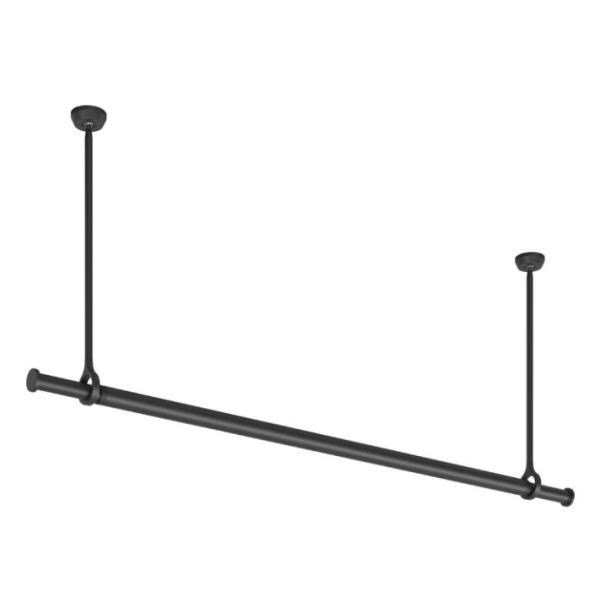 トーソー ランドリーバー LB-1 ブラック M 1450～2340mm 高さH250mm