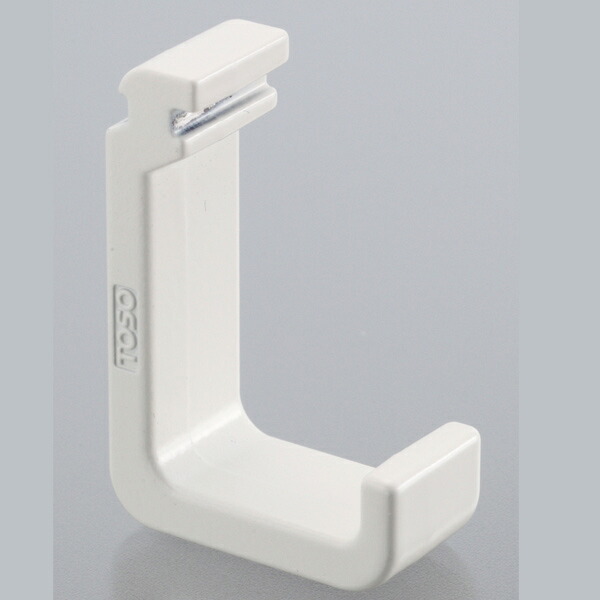 トーソー ピクチャーレール W-1／W-2 部分品 モノ引っかかり 10-A 50コ入 白いこと 768953