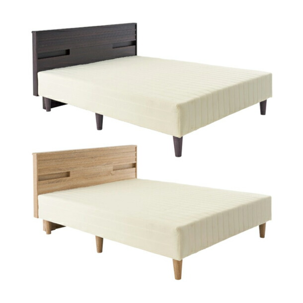 楽天市場】【ベッドフレーム＋マットレス2点セット ダブル】 ベッドBH