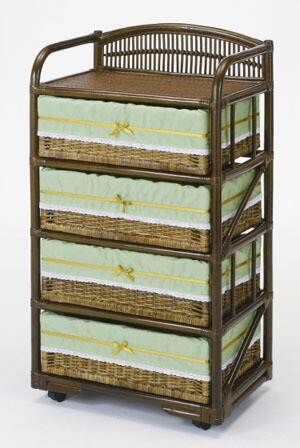 楽天市場】Romantic Rattan 籐チェストW754 65×35×90 ラタン家具 収納