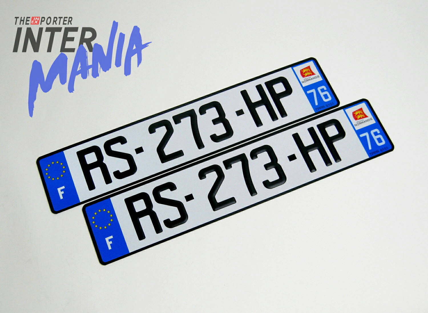 楽天市場 イギリス ユーロナンバープレート 本物 ２枚セット 在庫あり アルミ製 Intermania