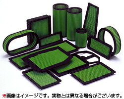 GREEN FILTER グリーンフィルター エアフィルター 純正交換タイプ 適合車種／CHRYSLER CROSSFIRE クライスラー クロスファイア 3.2L i V6 18V (2個セット)