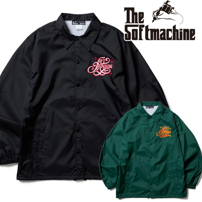 【美品】The Softmachine ブラックアウトドアジャケット XL ソフトマシーン 20th コーチ ジャケット | SOFTMACHINE XX COACH