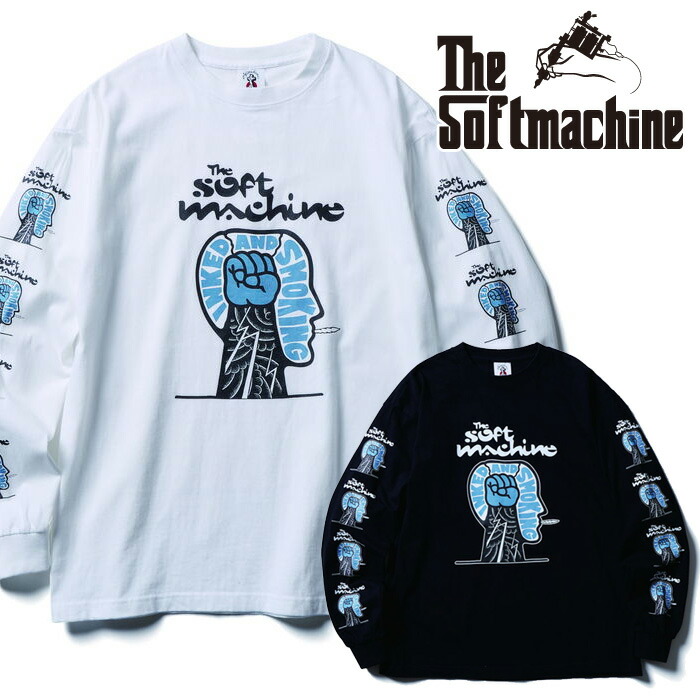 SOFTMACHINE (ソフトマシーン) GALVANIZE L/S(L/S T-SHIRTS)【Tシャツ 長袖】【ホワイト ブラック タトゥー】【2026 SUMMER VACATION 先行予約】【予約商品 キャンセル不可】｜Interplay