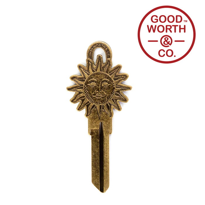 【楽天市場】GOOD WORTH (グッドワース) & CO. Good Morning Key - antique brass 【キー 合鍵 ...