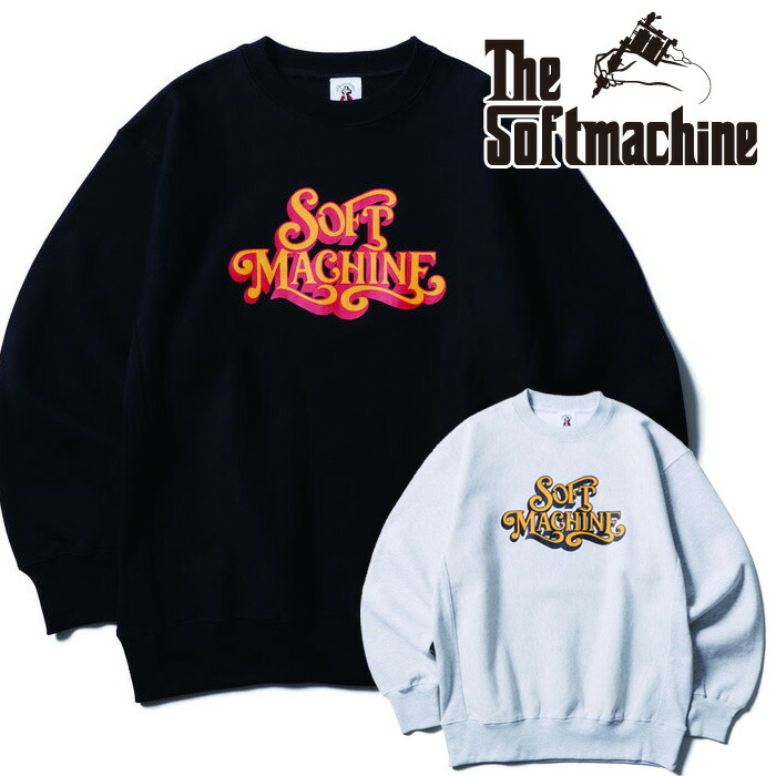 SOFTMACHINE (ソフトマシーン)SUBJECT SWEAT【スウェット】【ブラック グレー タトゥー】【2026 AUTUMN&WINTER 先行予約】【予約商品 キャンセル不可】｜Interplay