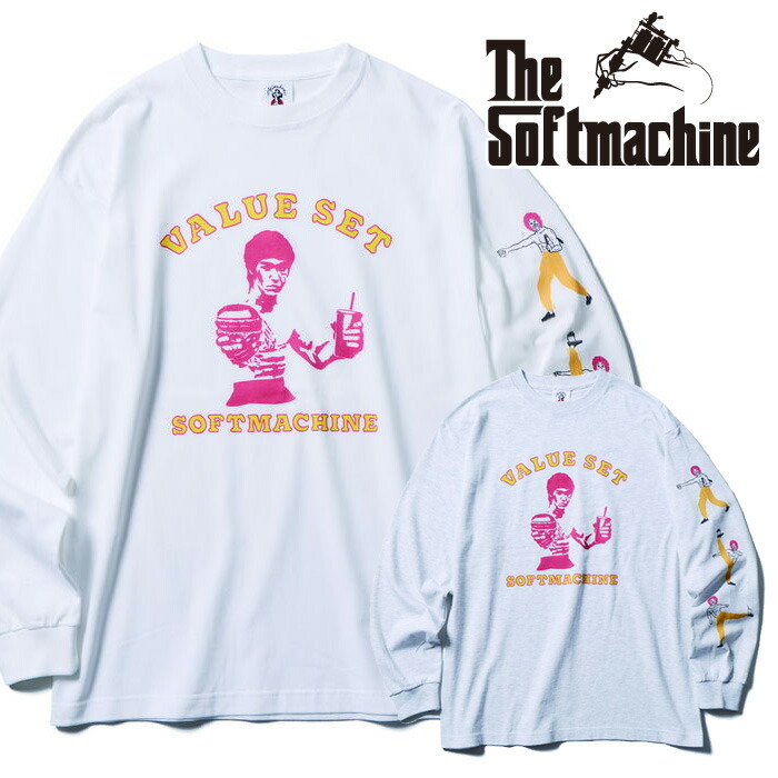 SOFTMACHINE (ソフトマシーン)VALUE SET L/S【Tシャツ 長袖】【ホワイト グレー タトゥー】【2026 AUTUMN&WINTER 先行予約】【予約商品 キャンセル不可】｜Interplay