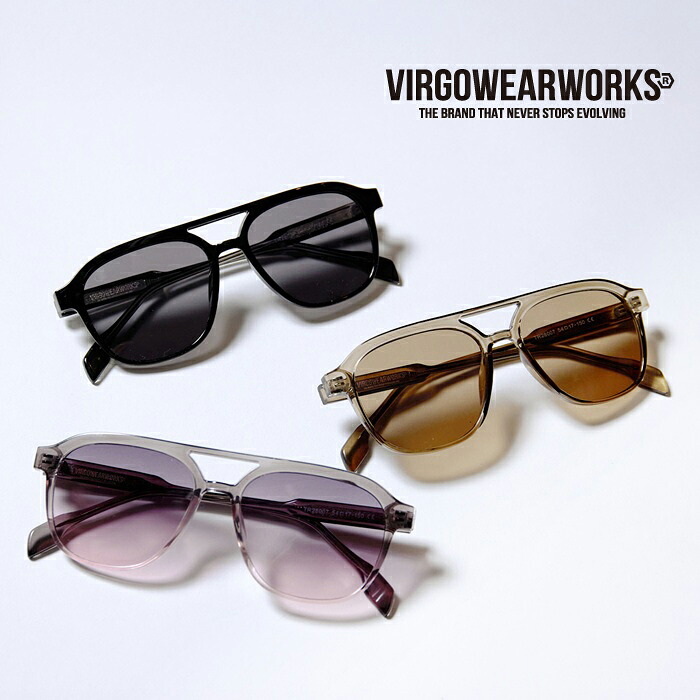 VIRGOwearworks (ヴァルゴウェアワークス) RETRO VISION SHADES【サングラス】【VG-GD-826】【2026 SPRING&SUMMER】【お取り寄せ商品 キャンセル不可】【VIRGOwearworks ヴァルゴウエアワークス バルゴ】｜Interplay 14,080円
