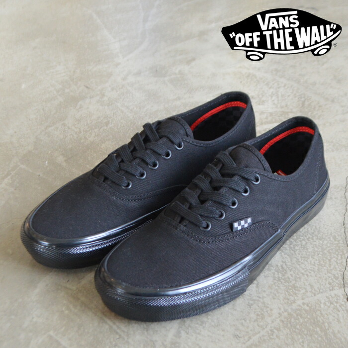 安い 楽天市場 Vans バンズ ヴァンズskate Authentic Black Black オーセンティック スケート スニーカー おしゃれ シンプル Vn0a5fc8bka Interplay 超歓迎 Aerial Yoga Jp