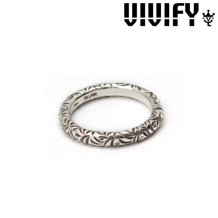 VIVIFY(ヴィヴィファイ)(ビビファイ)Full Arabesque Ring（3mmbody）【オーダーメイド 受注生産】【キャンセル不可】【VIVIFY リング】【VFR-121】｜Interplay