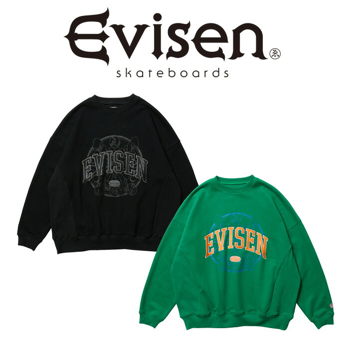 楽天市場】【未使用】Evisen Skateboards HEADS DOUBLE KNIT