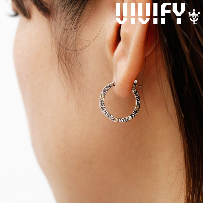 VIVIFY(ヴィヴィファイ)(ビビファイ)SideArabesque HoopPierce w/gold【VIVIFY ピアス】【VFP-260】【オーダーメイド ハンドメイド 受注生産】【キャンセル不可】｜Interplay 9,995円