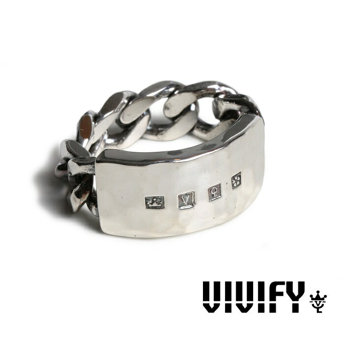 VIVIFY(ヴィヴィファイ)(ビビファイ)Hallmarks ID Ring/ Mirror Finish【VIVIFY リング】【VFR-149】【オーダーメイド ハンドメイド 受注生産】【キャンセル不可】|Interplay