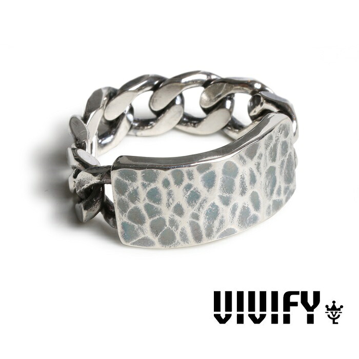 VIVIFY(ヴィヴィファイ)(ビビファイ)Back Hallmarks ID Ring/ Hammered Finish【VIVIFY リング】【VFR-154】【オーダーメイド ハンドメイド 受注生産】【キャンセル不可】|Interplay