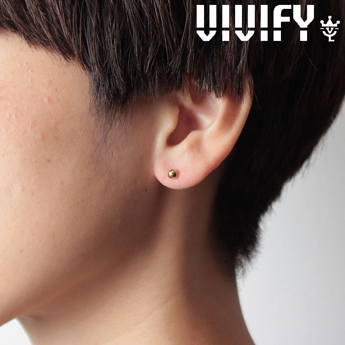 楽天市場】VIVIFY(ヴィヴィファイ）Hammered Hoop Pierce(S