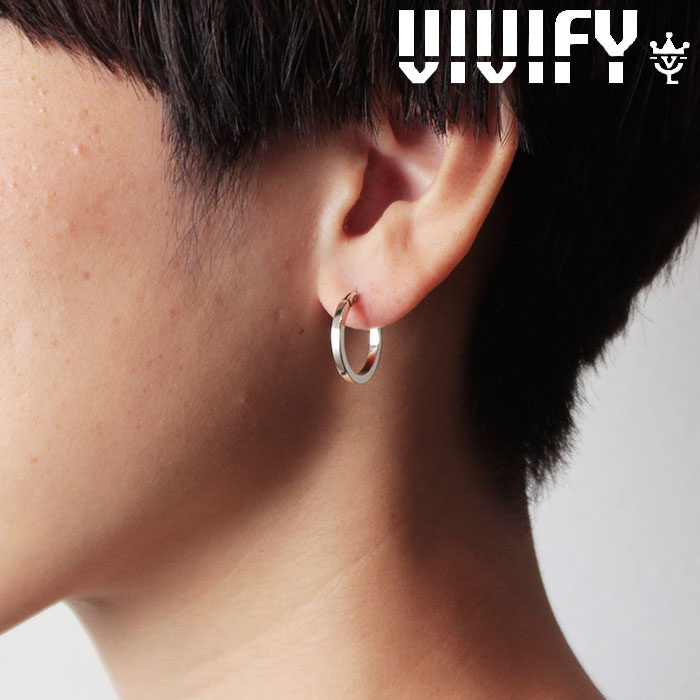 楽天市場】VIVIFY(ヴィヴィファイ）Hammered Hoop Pierce(S