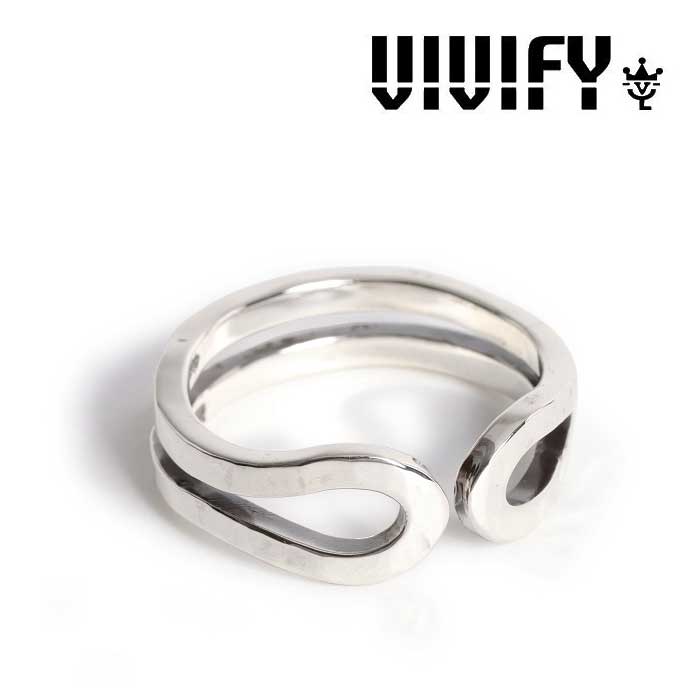 VIVIFY(ヴィヴィファイ)(ビビファイ)Loopin' Ring/Mirror finish【VIVIFY リング】【VFR-159】【オーダーメイド ハンドメイド 受注生産】【キャンセル不可】｜Interplay