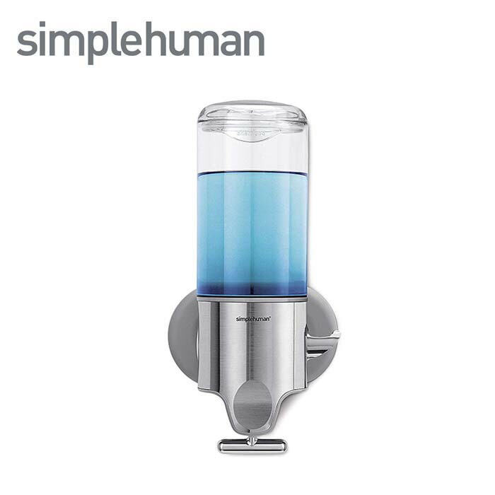 simplehuman シンプルヒューマン ウォールマウントポンプ 444ml×1 シングル ディスペンサー BT1034