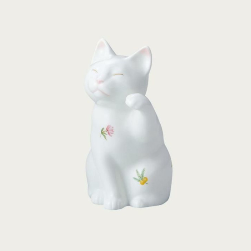 ノリタケ　置物 招き猫（小） ペア ウェルカムキャット　noritake 置物 招き猫(小) ペア ウェルカムキャット | ノリタケ食器公式