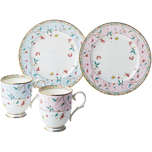 Noritake イングリッシュハーブス　モーニングペアセット 楽天市場】ノリタケ イングリッシュハーブズ モーニングペア