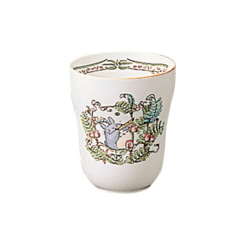 【Noritake（ノリタケ）】となりのトトロ ゆのみ　草笛　カラスノエンドウ画像