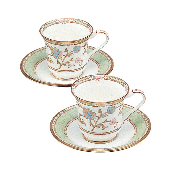 【Noritake（ノリ竹）】（ヨシノ） アメリカン碗皿有りの実仕掛ける （緑であること）