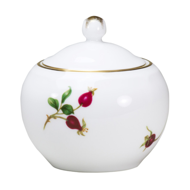 【大倉陶園 Okura touen】 〈 薔薇の実〉 白砂糖  3031/67BS