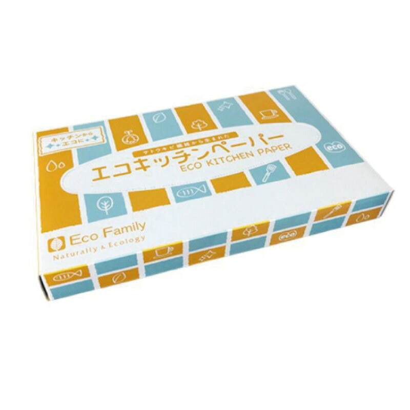 【代引不可】　エコキッチンペーパー２5枚BOX　　【ご注文単位100個】｜インターランド店